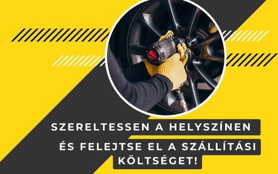 szereltessen a helyszínen és felejtse el a szállítási költséget